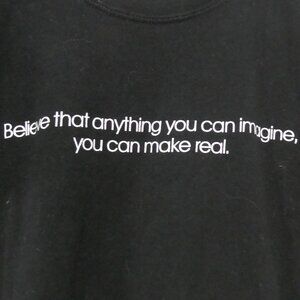 ANVIL | large | Pre-Shrunk Cotton Black Sony Short Sleeve Tee / T-Shirt